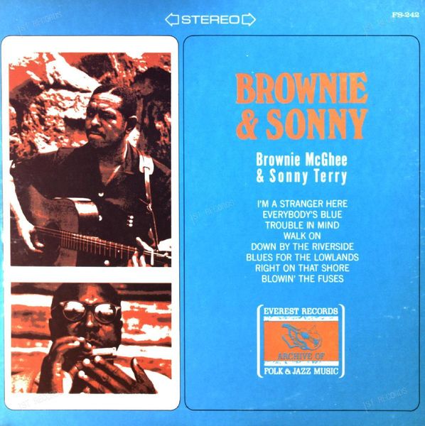 Sonny Terry & Brownie McGhee - Sonny & Brownie LP 1973 (VG/VG)