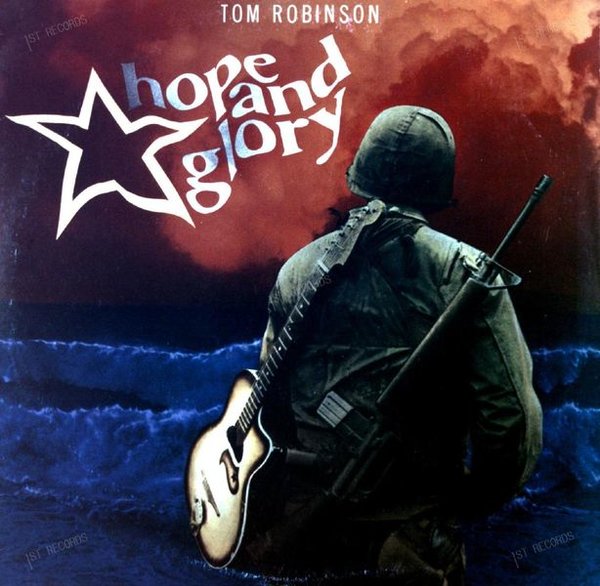 Tom Robinson - Hope And Glory LP 1984 (VG/VG)