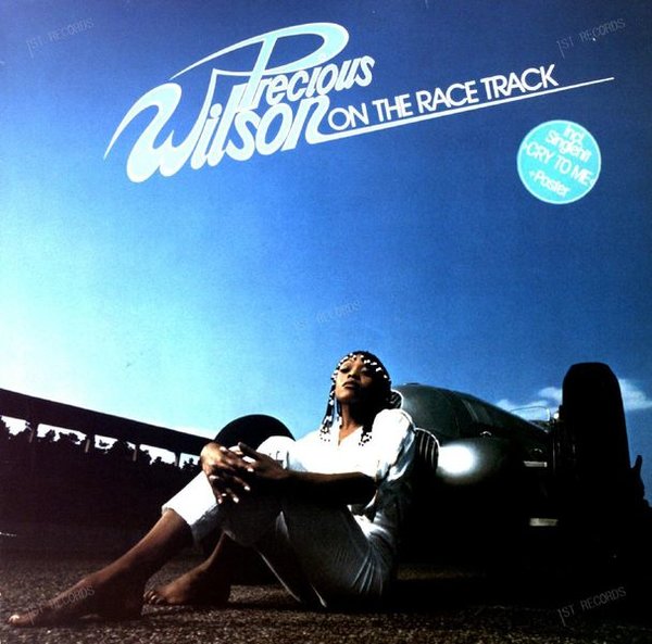 Precious Wilson - On The Race Track LP 1980 (VG/VG)