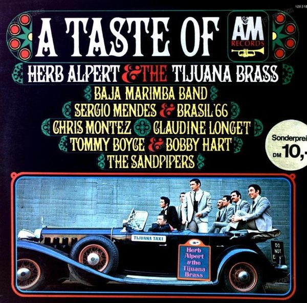 Herb Alpert & The Tijuana Brass - A Taste Of Herb LP 1969 (VG/VG)