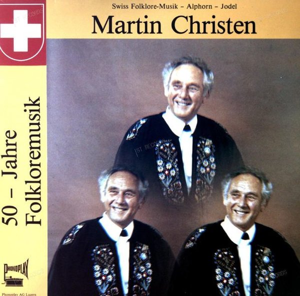 Martin Christen - 50 - Jahre Folkloremusik LP 1982 (VG+/VG+)