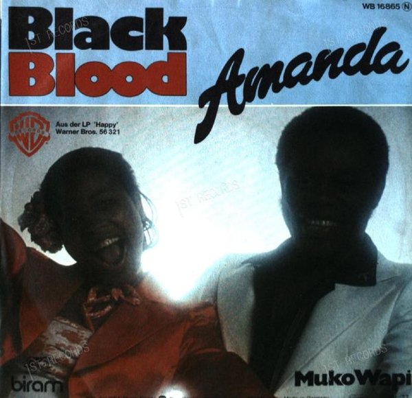 Black Blood - Amanda 7in 1977 (VG+/VG+)