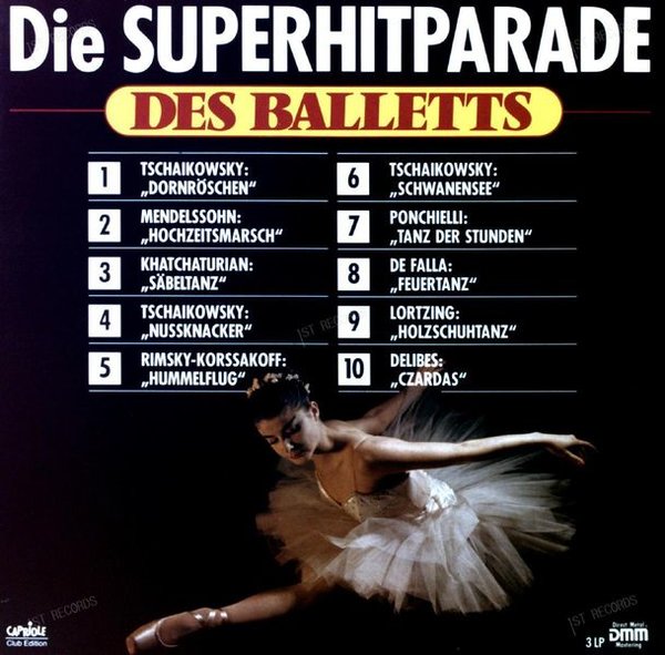 Various - Die Superhitparade Des Balletts GER 3LP 1990 (VG+/VG+)