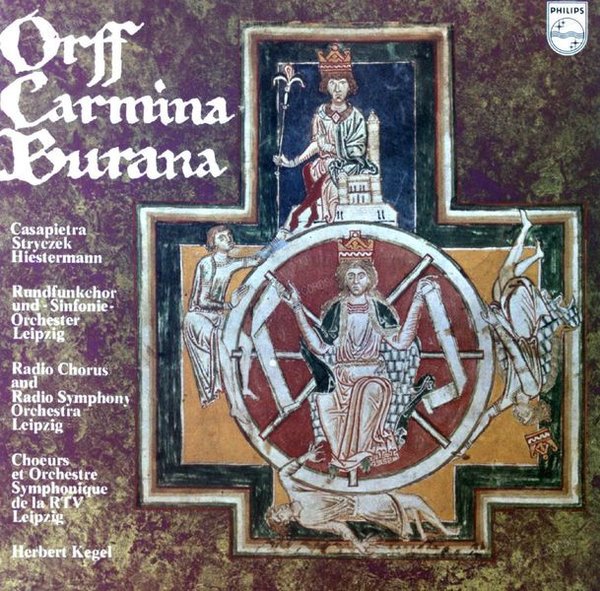 Carl Orff - Kegel Leipzig Radio Symphony Orchestra - Carmina Burana LP 1961 (VG+/VG+)