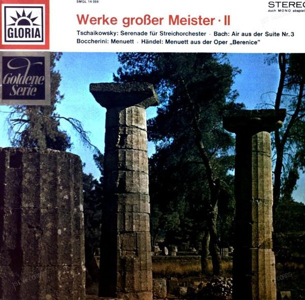 Tchaikovsky / Bach / Boccherini / Händel - Werke großer Meister II LP 1959 (VG/VG)