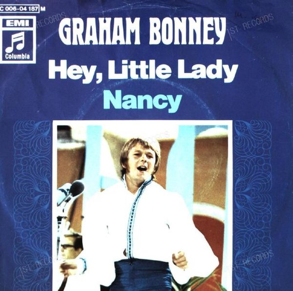 Graham Bonney - Hey, Little Lady 7in 1970 (VG/VG)
