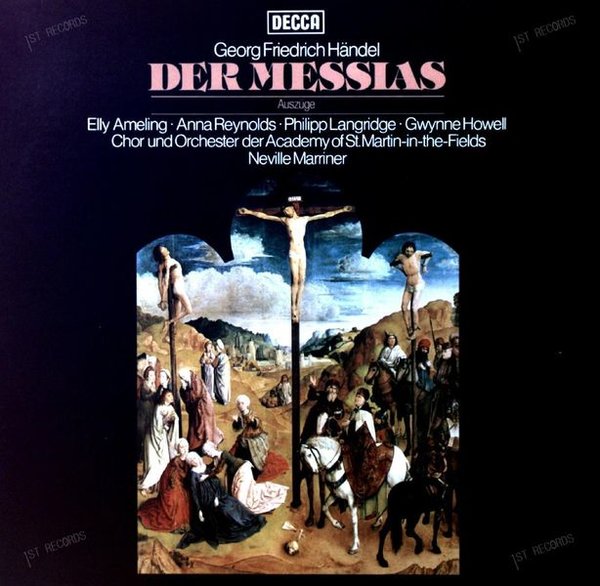 Georg Friedrich Händel - Der Messias (Auszüge) LP 1966 (VG+/VG+)