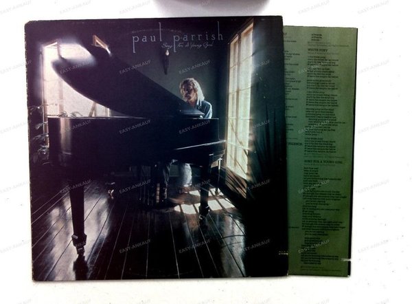 Paul Parrish - Song For A Young Girl US LP 1977 + Innerbag (VG+/VG)