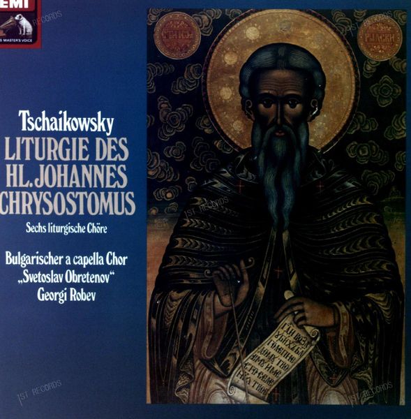 Tchaikowsky, Robev - Liturgie Hl. Johannes 6 Liturgische Chöre 2LP 1979 (VG+/VG+)