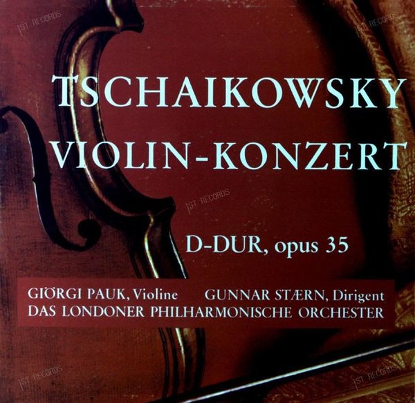 Tchaikovsky, Londoner Philh. Orchester - Violin Konzert D- Dur, Opus 35 LP (VG+/VG+)
