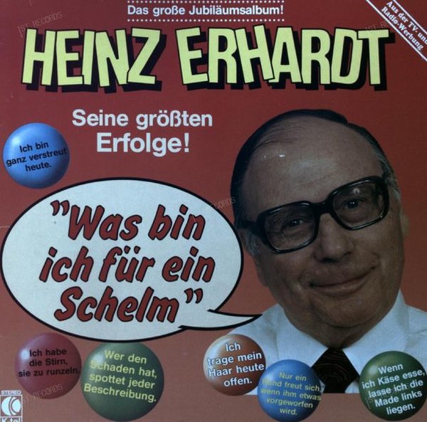 Heinz Erhardt - "Was Bin Ich Für Ein Schelm" LP 1984 (VG/VG)