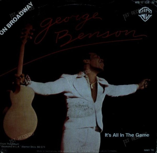 George Benson - On Broadway / It's All In The Game 7in 1978 (VG/VG)