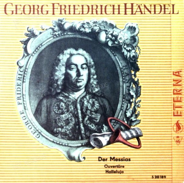 Georg Friedrich Händel - Der Messias (Ouvertüre / Halleluja) 7in 1967 (VG/VG)