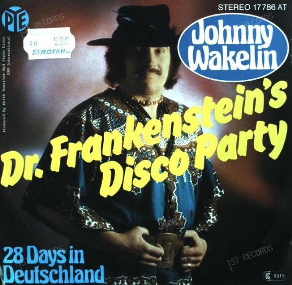 Johnny Wakelin - Dr. Frankenstein's Disco Party / 28 Days In 7in 1978 (VG+/VG+)