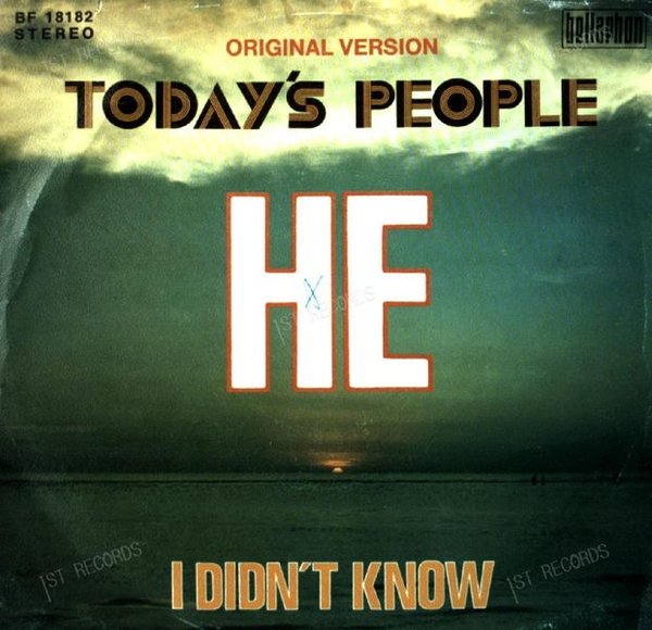 Today's People - He 7in 1973 (VG/VG)