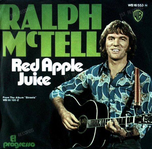 Ralph McTell - Red Apple Juice 7in 1975 (VG+/VG+)