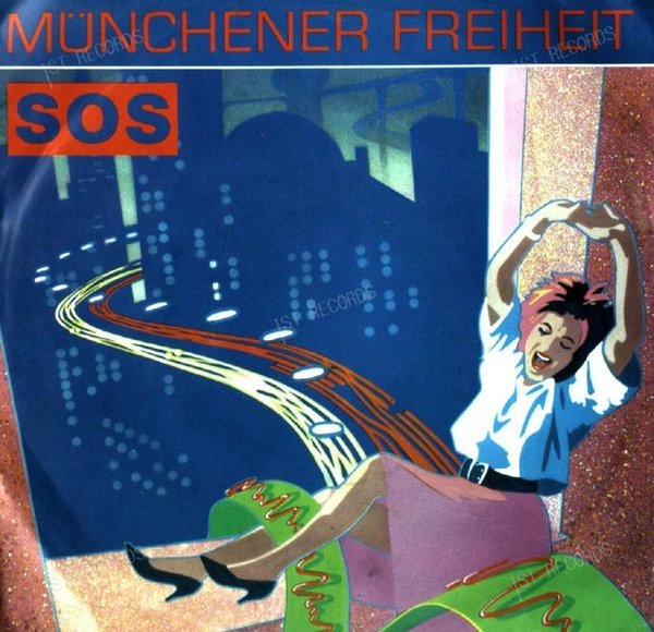 Münchener Freiheit - SOS 7in 1984 (VG/VG)