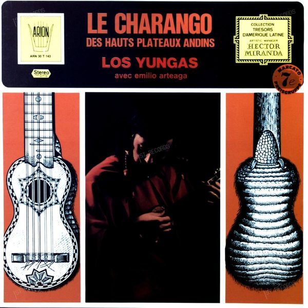 Los Yungas Avec Emilio Arteaga - Le Charango Des Hauts Plateaux LP 1972 (VG+/VG+)