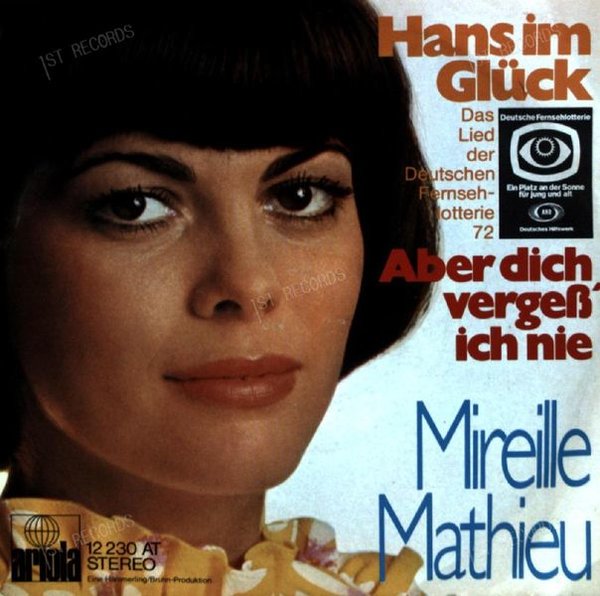 Mireille Mathieu - Hans Im Glück 7in 1972 (VG+/VG+)