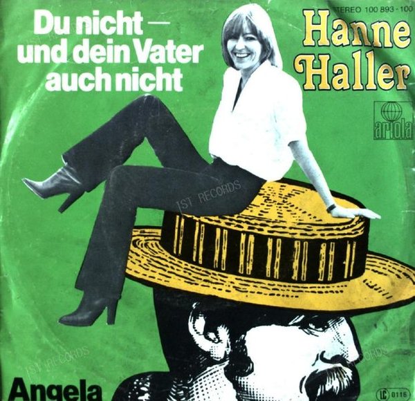 Hanne Haller - Du Nicht - Und Dein Vater Auch Nicht 7in 1979 (VG/VG)