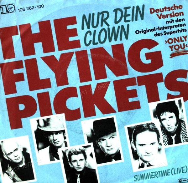 The Flying Pickets - Nur Dein Clown 7in 1984 (VG/VG)