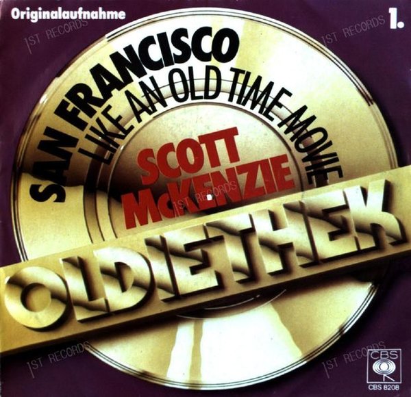 Scott McKenzie - San Francisco / Like An Old Time Movie 7in 1983 (VG/VG)