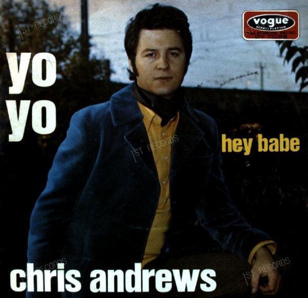Chris Andrews - Yo Yo / Hey Babe 7in 1970 (VG+/VG+)