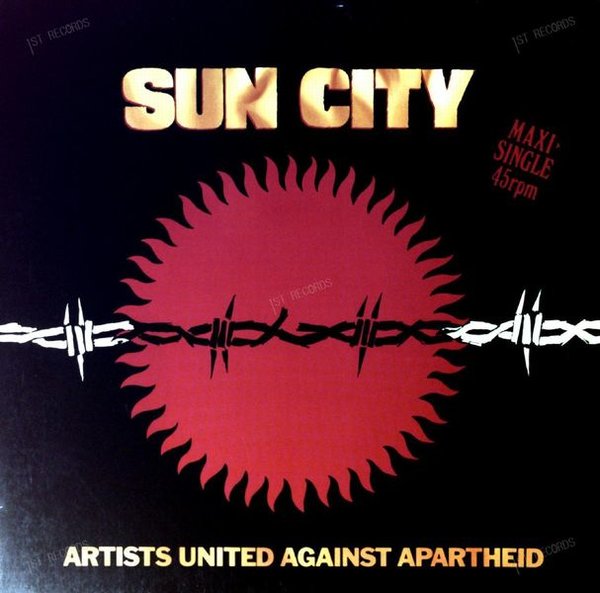 Artists United Against Apartheid - Sun City Maxi 1985 (VG+/VG+)