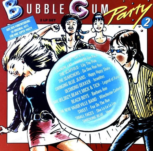 Various - Bubble Gum Party 2 2LP 1990 (VG/VG)