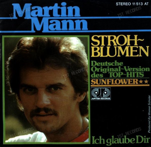 Martin Mann - Strohblumen 7in 1977 (VG+/VG+)