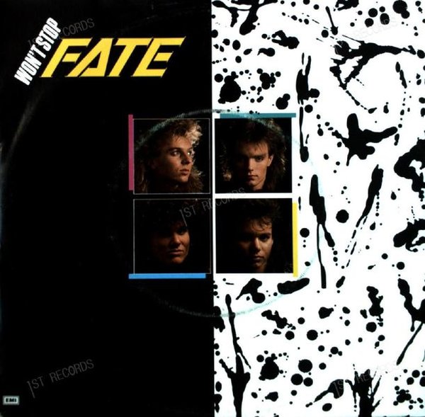 Fate - Won't Stop 7in 1986 (VG+/VG+)