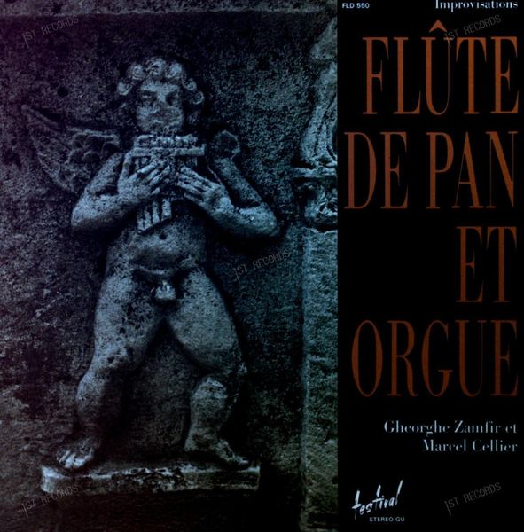 Gheorghe Zamfir et Marcel Cellier - Improvisations Flûte De Pan Et LP 1975 (VG/VG)