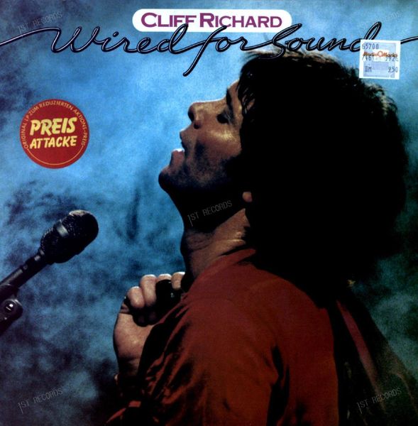 Cliff Richard - Wired For Sound LP 1981 (VG+/VG+)