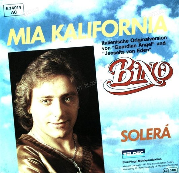 Bino - Mia Kalifornia 7in 1983 (VG+/VG+)