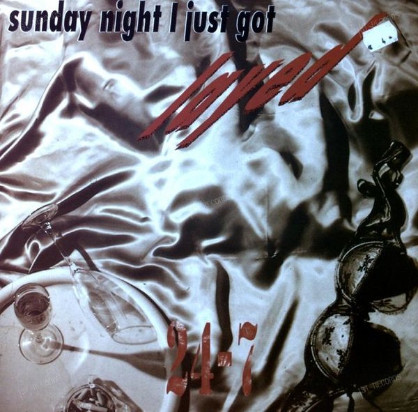 24-7 - Sunday Night I Just Got Layed Maxi 1988 (VG+/VG+)