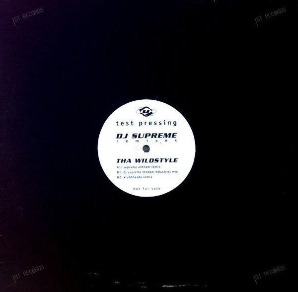 DJ Supreme - Tha Wildstyle (Remixes) Maxi 1996 (VG/VG)