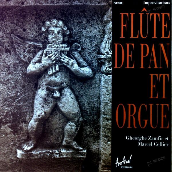 Gheorghe Zamfir et Marcel Cellier - Improvisations Flûte De Pan Et LP 1975 (VG+/VG+)