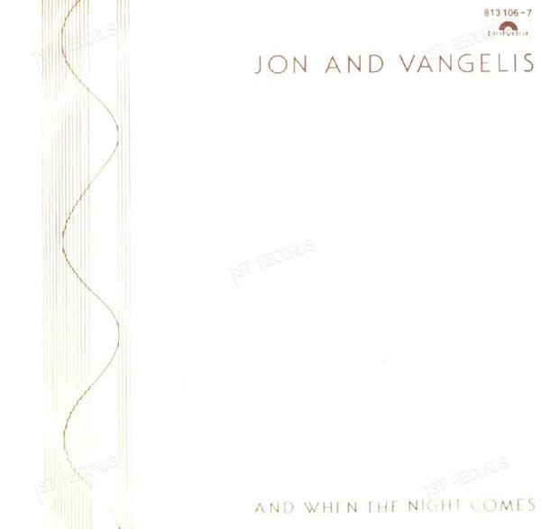 Jon And Vangelis - And When The Night Comes / Song Is 7in 1983 (VG/VG)
