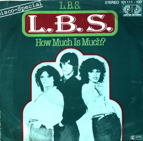 L.B.S. - L.B.S. / How Much Is Much? 7in 1979 (VG/VG)