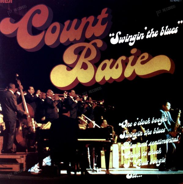 Count Basie - Count Basie Swingin' The Blues 2LP 1977 (VG/VG)