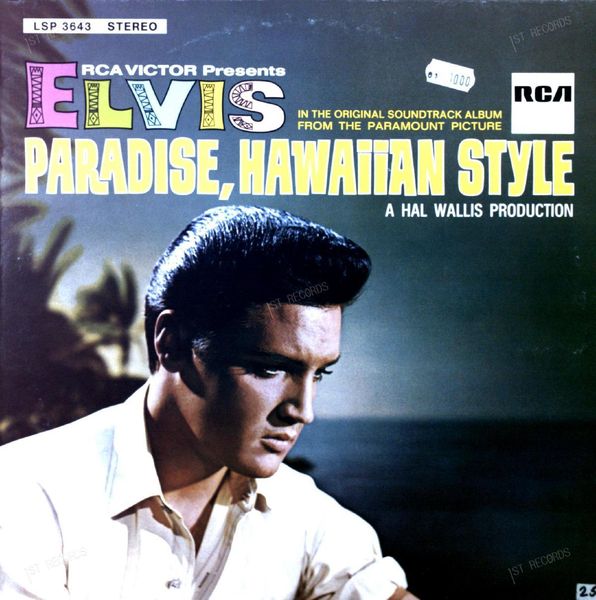 Elvis Presley - Paradise, Hawaiian Style LP 1966 (VG+/VG+)