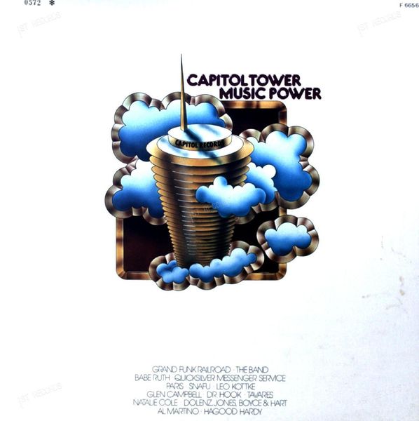 Various - Capitol Tower - Music Power LP 1975 (VG/VG)