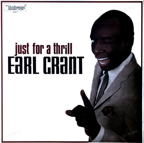 Earl Grant - Just For A Thrill LP 1964 (VG/VG)