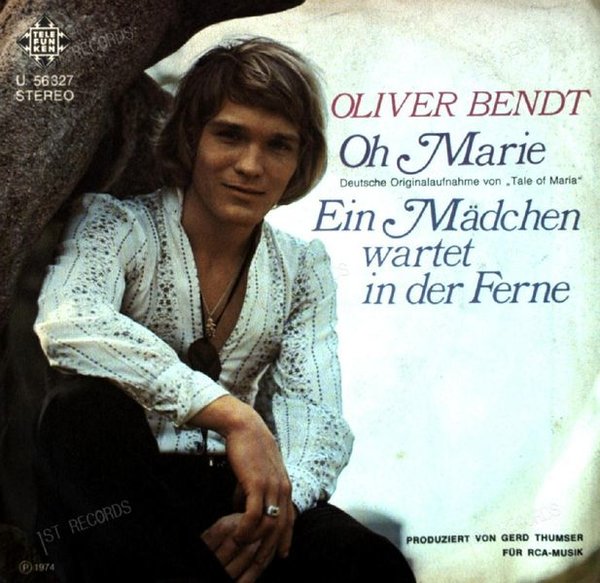Oliver Bendt - Oh Marie 7in 1974 (VG/VG)