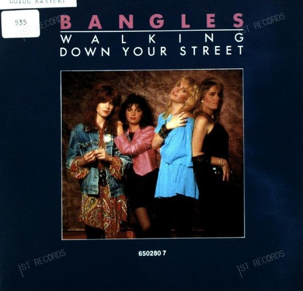 Bangles - Walking Down Your Street 7in 1986 (VG/VG)
