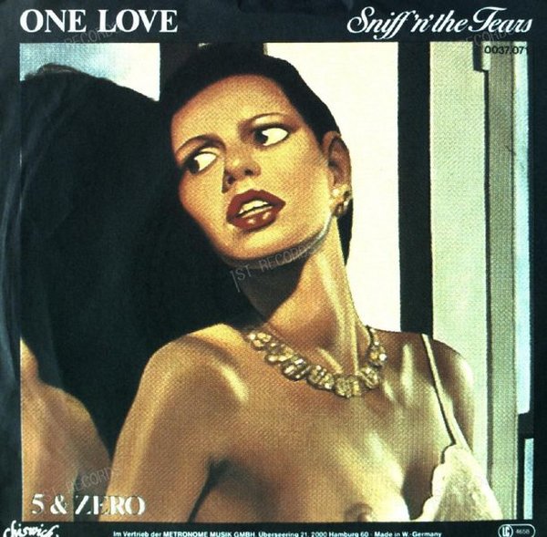 Sniff 'n' the Tears - One Love 7in 1980 (VG+/VG+)