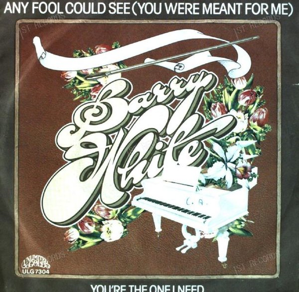 Barry White - Any Fool Could See (You Were Meant For Me) 7in 1979 (VG/VG)