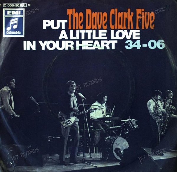 The Dave Clark Five - Put A Little Love In Your Heart / 34-06 7in 1969 (VG/VG)
