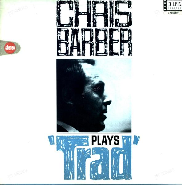 Chris Barber And His Jazzband - Chris Barber Plays 'Trad' LP 1959 (VG/VG)