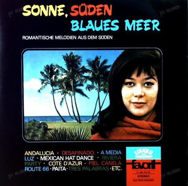 Charles Parker Mit Seinem Virtuosen Orchester - Sonne, Süden Switzerland LP (VG+/VG+)